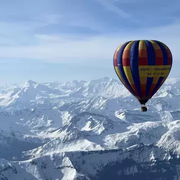 alpes montgolfière