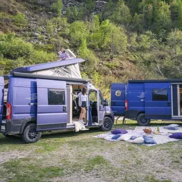 Oberdream campervans at Le tour