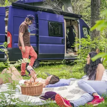 The Oberwild campervan outdoor