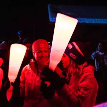 Descente aux flambeaux de Praz sur Arly