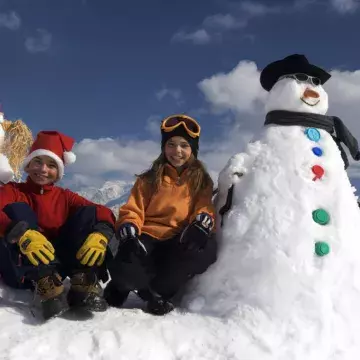 Sculpture sur neige à Praz sur Arly