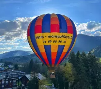 alpes montgolfière